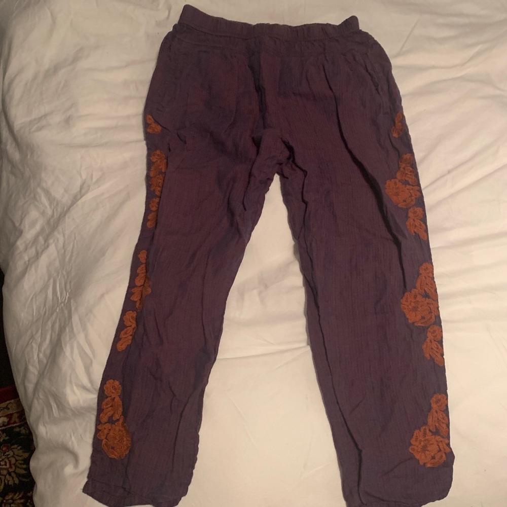 Anthropologie linen pants